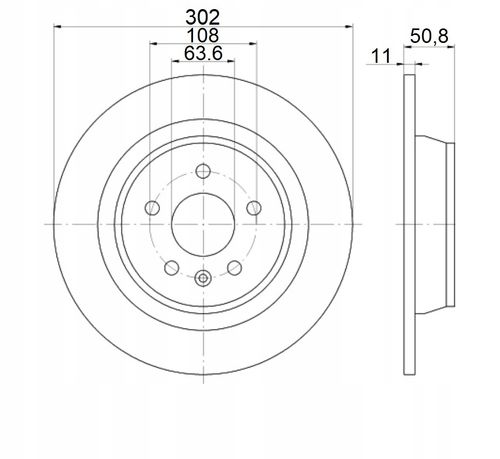 TARCZA HAM TYL 302X11 P MIKODA na Arena.pl