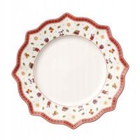 Talerz Porcelana Obiadowy Biały Motyw Świąt 28,6cm Villeroy & Boch