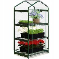 MINI SZKLARNIA BALKONOWA FOLIA 3 PÓŁKI 125x69x49cm