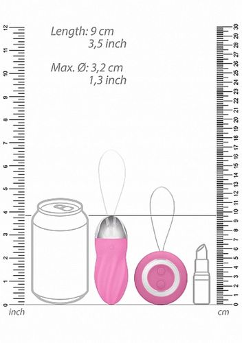 george - rechargeable remote control vibrating egg - pink na Arena.pl