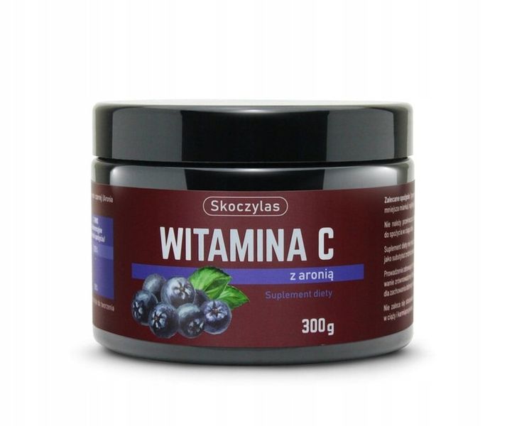 SKOCZYLAS WITAMINA C z ARONIĄ w proszku 300g zdjęcie 1