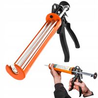 NEO METALOWY RAMOWY WYCISKACZ DO TUB Z SILIKONEM, 240MM 300ML 61-004