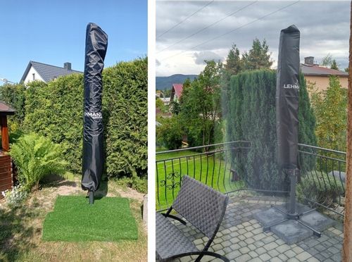 POKROWIEC NA PARASOL OGRODOWY DO PARASOLA LEHMANN VIHMA WYTRZYMAŁY na Arena.pl