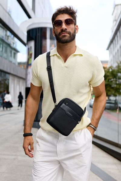 torba męska pu r-3001-6762 black zdjęcie 2