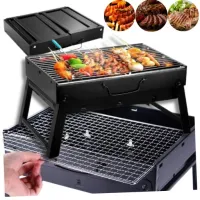 GRILL SKŁADANY WALIZKA GRILL TURYSTYCZNY NA WĘGIEL