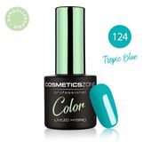 Cosmetics Zone Lakier hybrydowy turkusowy 7ml – Tropic Blue 124