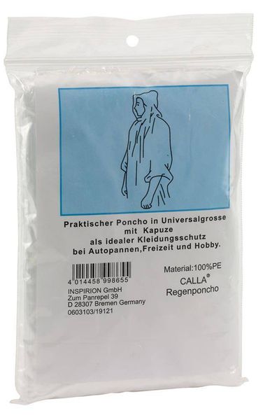 Poncho AUTUMN, transparentny zdjęcie 1