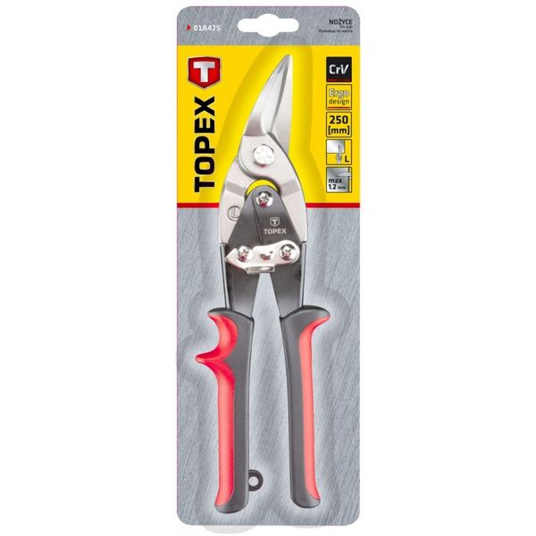 NOŻYCE DO BLACHY LEWE 250MM - T 01A425 zdjęcie 2