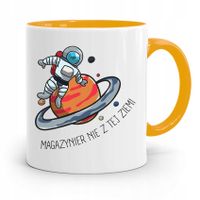 Kubek Żółty Dla Magazyniera Nie Z Tej Ziemi Z Nadrukiem Ze Zdjęciem