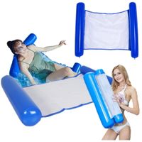 Materac hamak leżak wodny do pływania na basen plażowy dmuchany wygodny