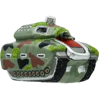 Bombka choinkowa szklana: Czołg wojskowy duży