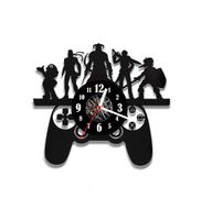 Zegar ścienny z płyty winylowej Gamer 2.2