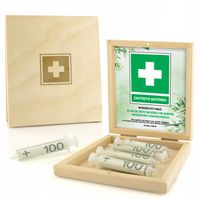 PUDEŁKO na PIENIĄDZE ZASTRZYK GOTÓWKI ŚLUB GRAWER