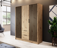 Szafa Lamele 155cm Dąb Artisan NELA PS