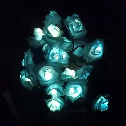 Lampa LED z różami USB Lampka nocna LED oświetlenie dekoracyjne do sypialni na Arena.pl