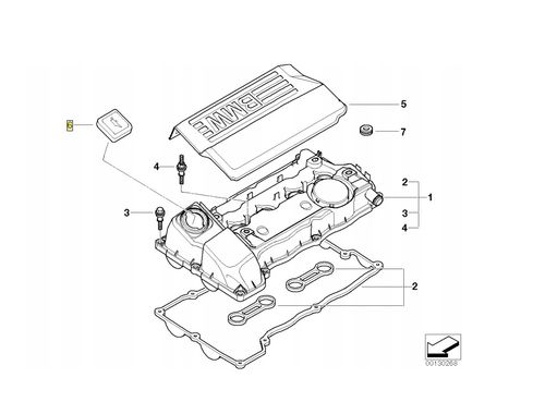 OE BMW KOREK WLEWU OLEJU 3 E36 E46 E90 E91 92 93 na Arena.pl