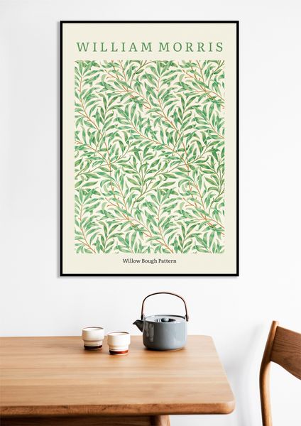 Obraz 50x70cm Design Willow Bough Pattern, Morris Vintage do Salonu zdjęcie 7