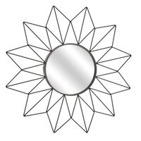 Lustro Intesi Volant czarne industrialne