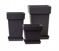 3x Donica z podstawką DLOFQ300, DLOFQ240 DLOFL300