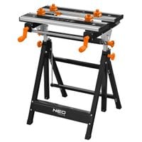 stół warsztatowy regulowany, aluminiowy 60*58*77-107 cm - t n44-700