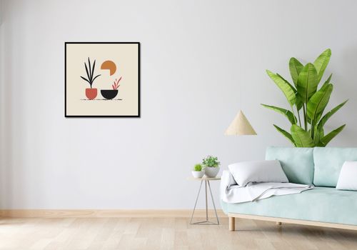 Plakat 70x70cm Domowy Ogród na Arena.pl