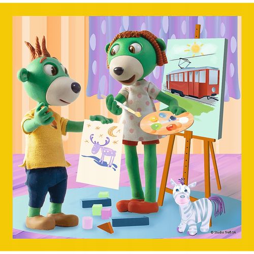 Puzzle 3W1 Trefliki Razem Jest Wesoło 34850 na Arena.pl