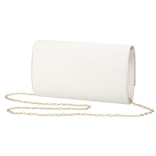 kopertówka damska wykonana z tkaniny syntetycznej w białym kolorze na Arena.pl