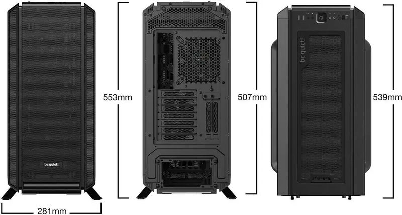 Obudowa be quiet! SILENT BASE 802 Midi Tower czarny zdjęcie 5