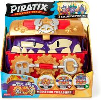 SKRZYNIA PIRATIX ZESTAW SERIA GOLDEN TREASURE MONSTER BOX + FIGURKI PREZENT