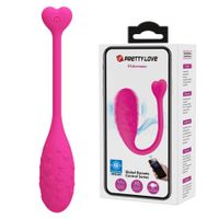 Pretty Love - Fisherman Pink, 12 Vibration Functions Mobile App Remote