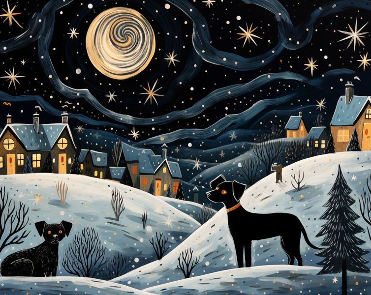 Plakat 76x60,5cm Nocny Psi Patrol zdjęcie 1