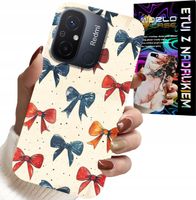 ETUI DO XIAOMI REDMI 12C - KOLOROWE WSTĄŻKI WSTĄŻKA MODNE WZORY