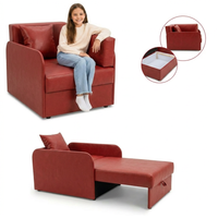 Łóżko dziecięce sofa kanapa rozkładana pojemnik czerwony Denis 3B Family