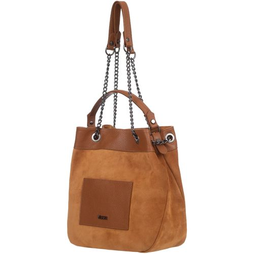 VEZZE torebka zamszowa damska worek z łańcuszkiem V500 camel na Arena.pl