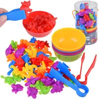 DINOZAURÓW NAUKA KOLORÓW LICZENIA FIGURKI