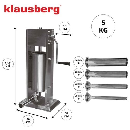 profesjonalna nadziewarka do kiełbasy 5kg klausberg kb-7930 na Arena.pl