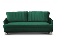 Sofa trzyosobowa rozkładana RAGNO ciemny zielony Konsimo