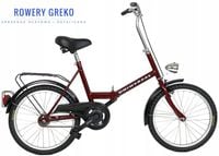 Polski Rower Jubilat Uniwersal Składak 20 Składany Wigry Gotowy do jazdy