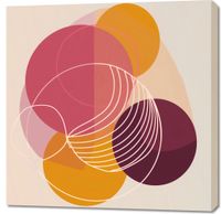 Obraz 90x90cm Przenikanie Ciepła