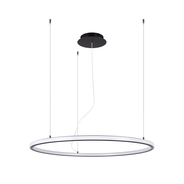 Żyrandol RISA 90 czarny LED 3000K zdjęcie 1