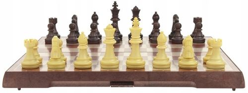 Szachy Warcaby Magnetyczne Klasyczne Duże na Magnes Gra 2w1 31x31 cm na Arena.pl