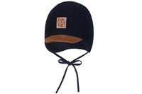 BROEL GUNTER czapka pilotka wiązana dla chłopca granat 48-50