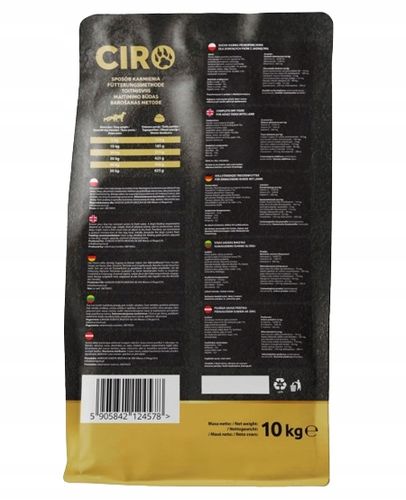 CIRO KARMA SUCHA DLA PSA Z JAGNIĘCINĄ 41% MIĘSA 10KG na Arena.pl