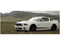 100X40CM MUSTANG GT V8 BRETT LEVIN OBRAZ DREWNO