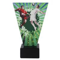 Trofeum szklane piłka nożna Tryumf 20,5 cm
