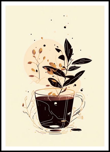 Plakat 70x100cm Jesienna Donica zdjęcie 3
