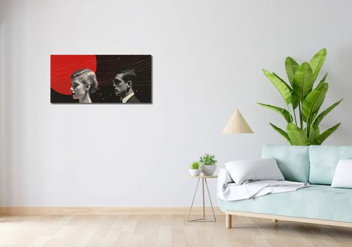 Obraz 90x40cm Futurystyczne Retro Szykany na Arena.pl