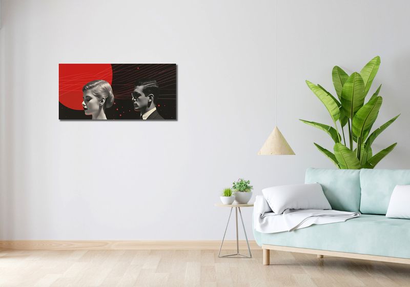 Obraz 90x40cm Futurystyczne Retro Szykany zdjęcie 2