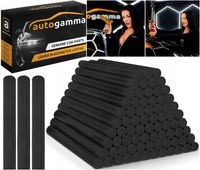 Klej do pistoletu na gorąco mocny czarny 50 sztuk PDR usuwanie