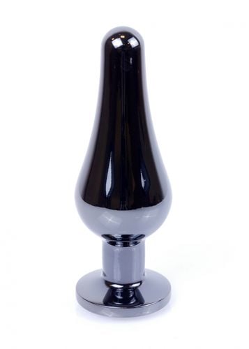 plug jewellery dark silver butt plug  black na Arena.pl